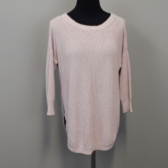 Express Sweaters - EXPRESS light pink 3/4 sleeve sweater size S